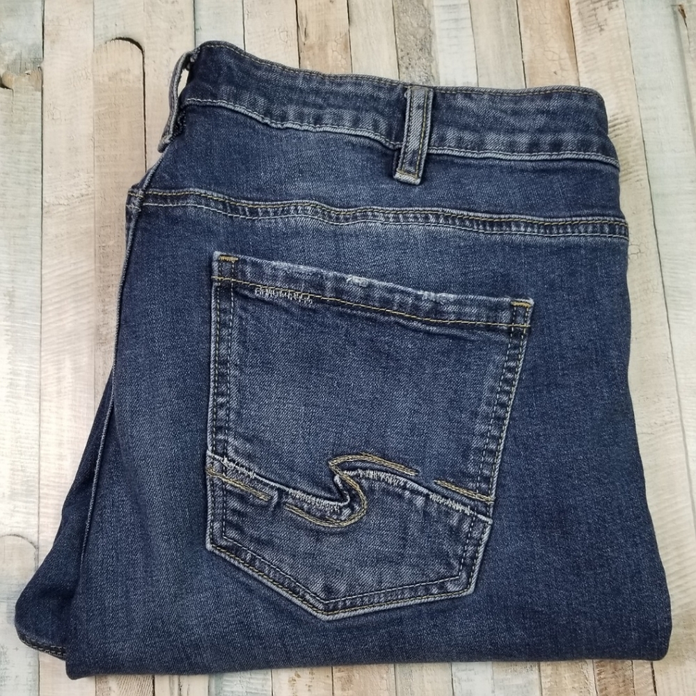 Silver Mazy Skinny Jeans